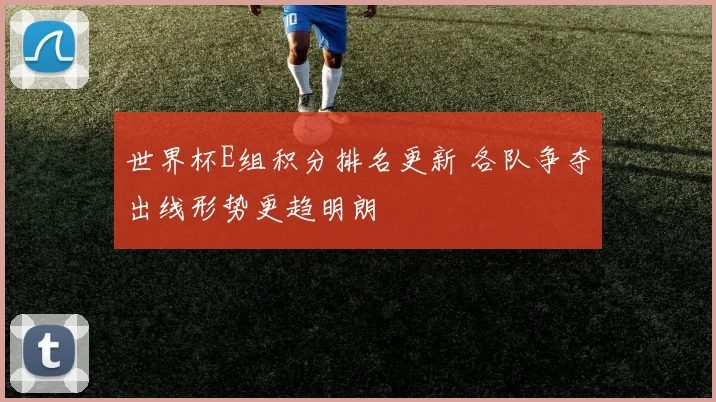 世界杯E组积分排名更新 各队争夺出线形势更趋明朗
