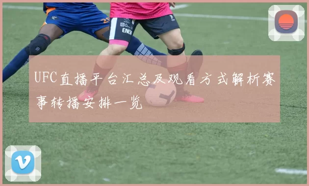 UFC直播平台汇总及观看方式解析赛事转播安排一览